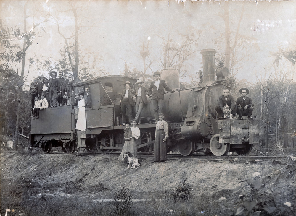 B.A.T. locomotive Hunslet No.117, c. 1908