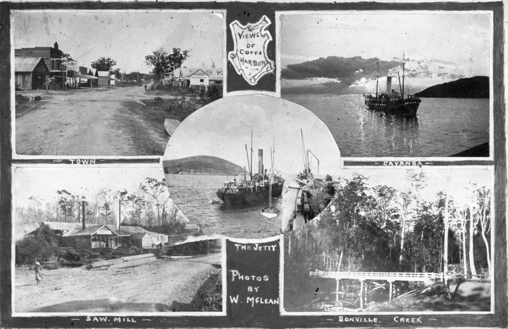 Five views of Coffs Harbour, c.1902