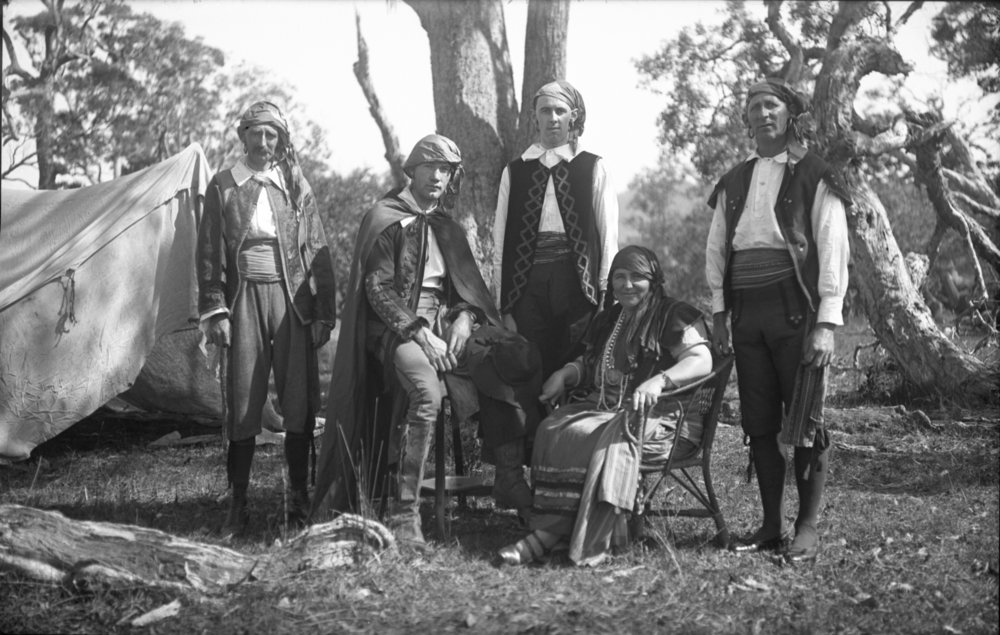 Mrs. Franklin's Orchestra in gypsy costume, 6 October 1924