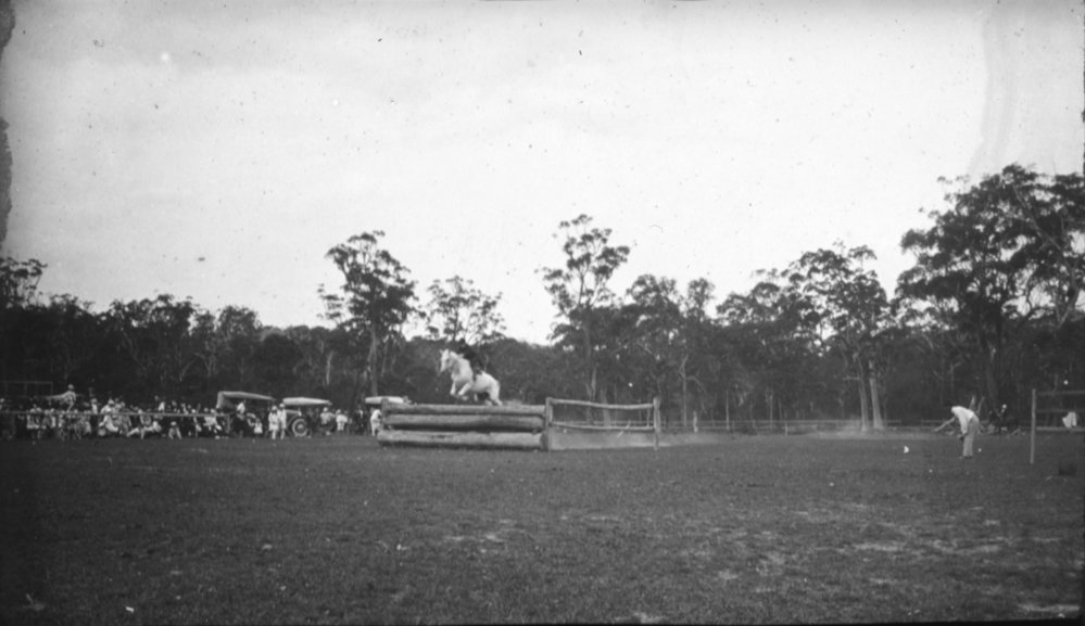 Showjumping at Coffs Harbour Showground, 1922