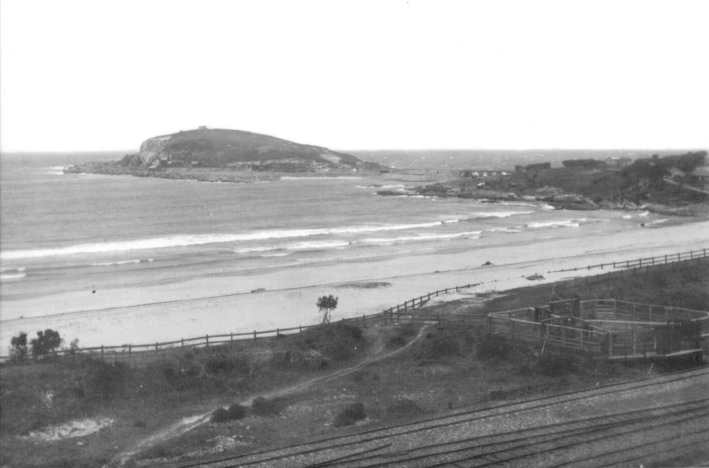 South Coffs Island and the new viaduct, 1922
