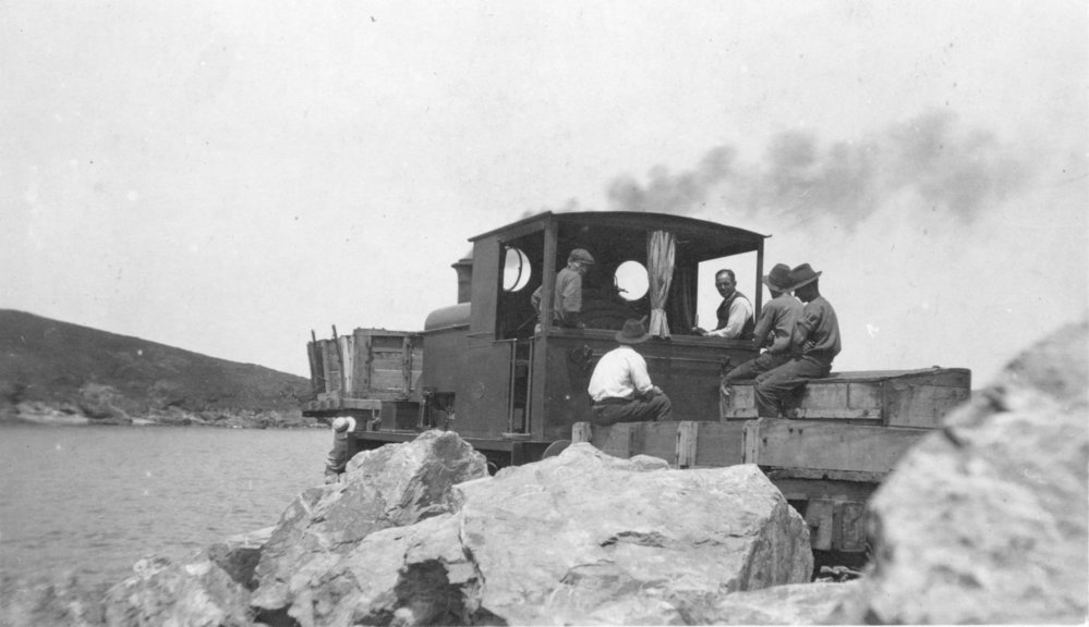Eastern breakwater construction, c.1926