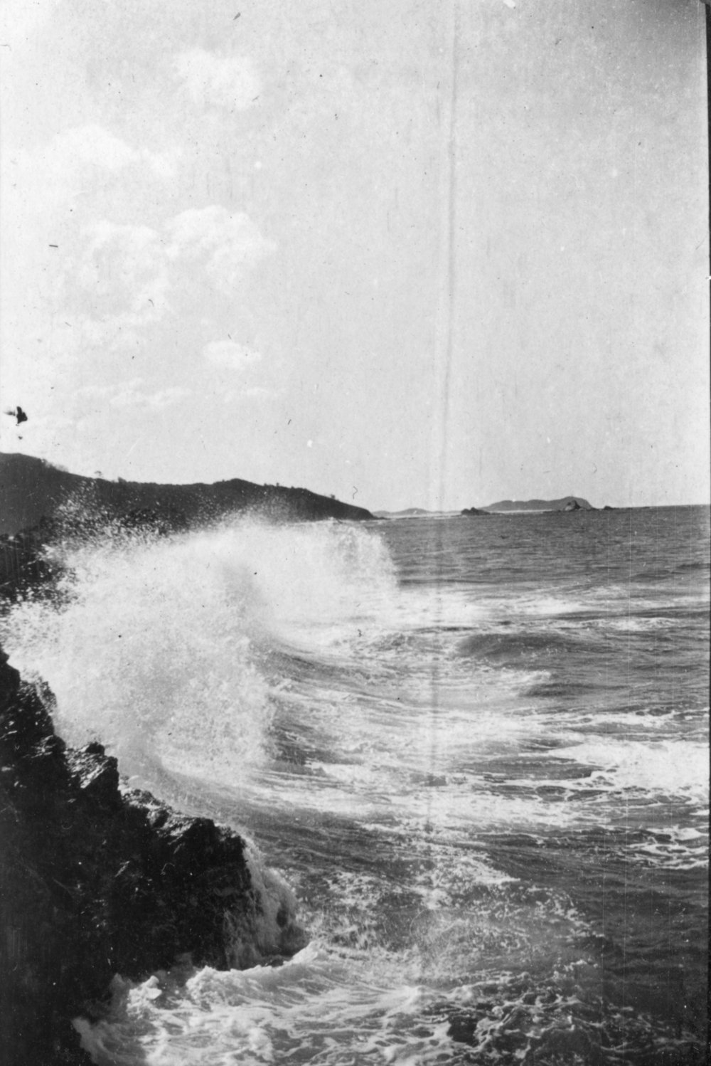 A view of the Solitary Islands from Korora, c.1912