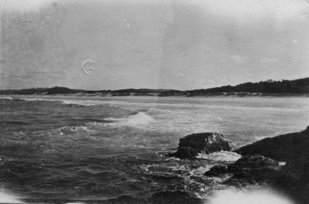 A beach scene, c.1912