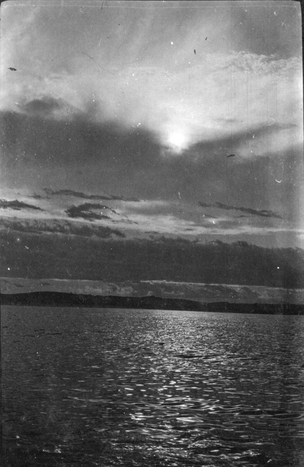 Moonlight over the ocean, c.1912