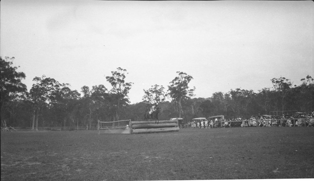 Showjumping at the Coffs Harbour Showground, 25 January 1923
