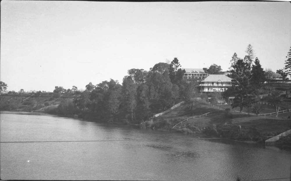 View from Kempsey Bridge, 29 July 1923