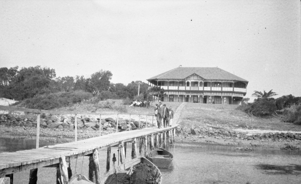 The Ocean View Hotel and boardwalk, c.1925