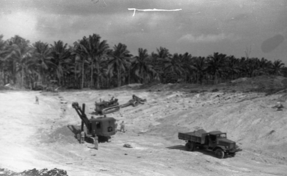 Morotai coral pit, 1945