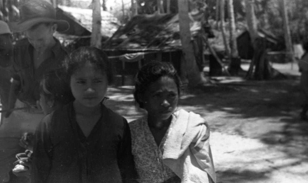 Two local Indonesian women, 1945