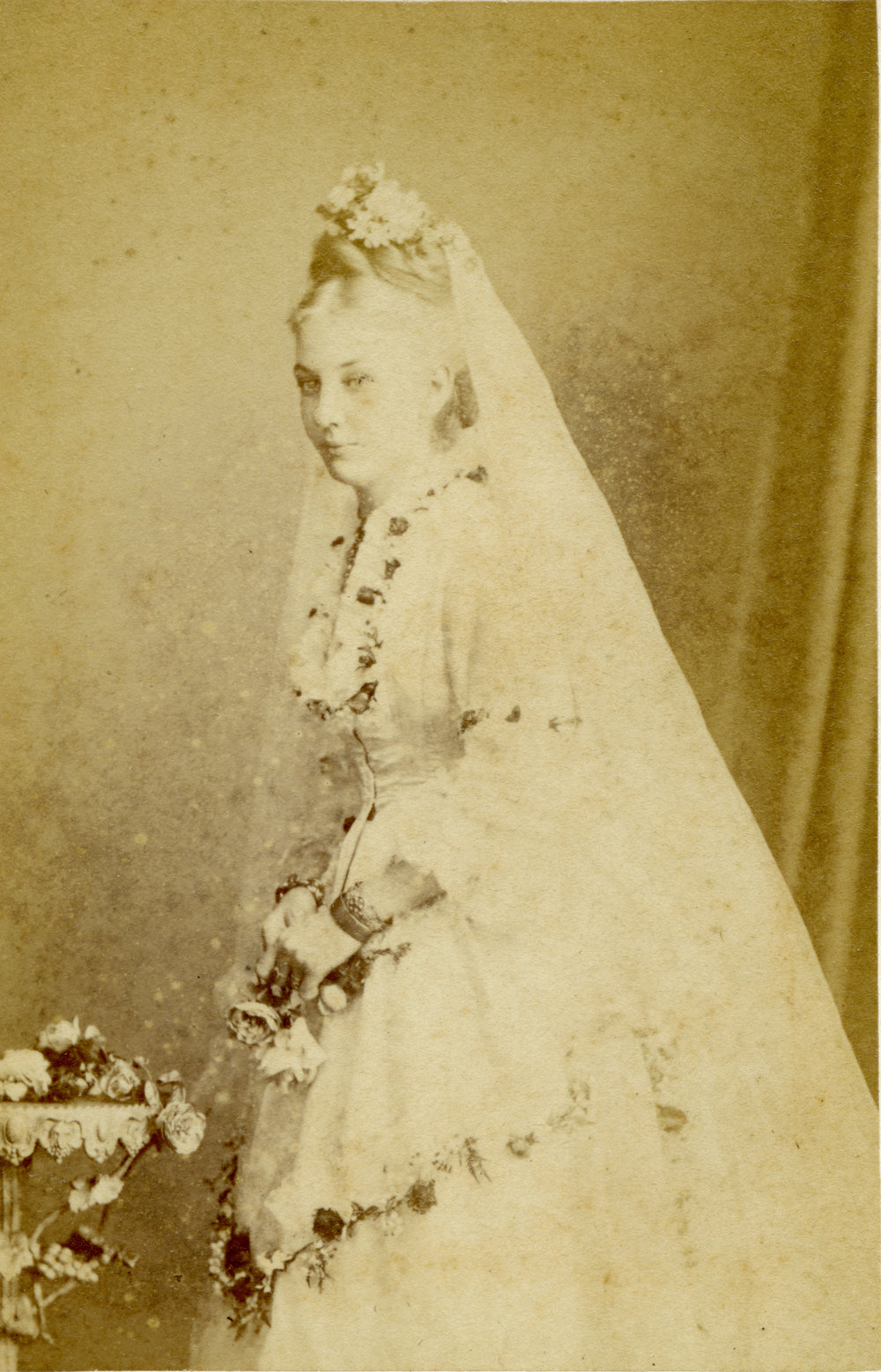 Portrait of a bride, c.1870