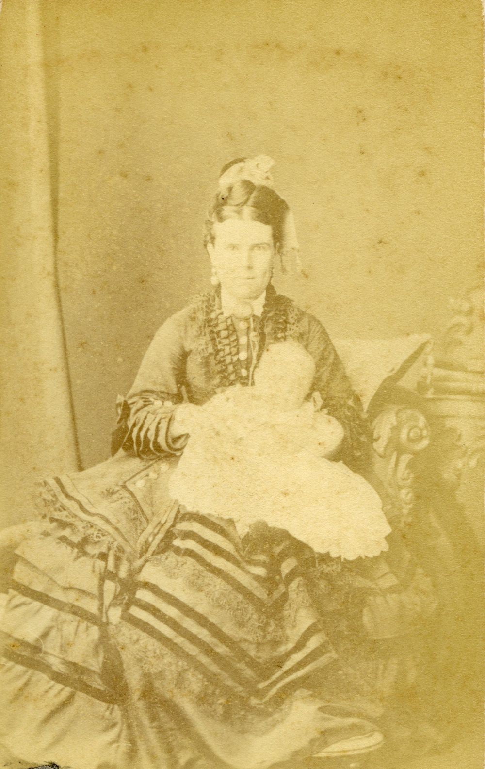 Portrait of a woman with a baby, c. 1874