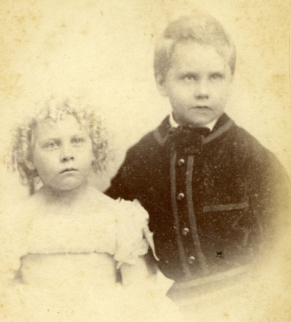 Portrait of a boy and a girl, c. 1877