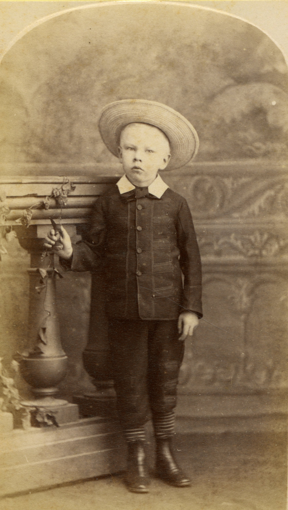 Portrait of a young boy, c. 1884