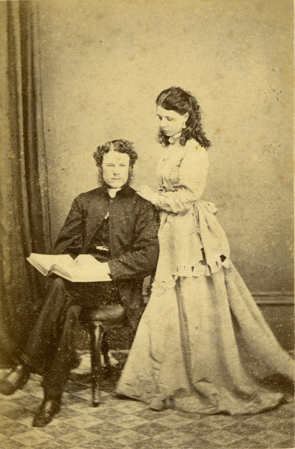 Portrait of a man and a woman, c. 1860