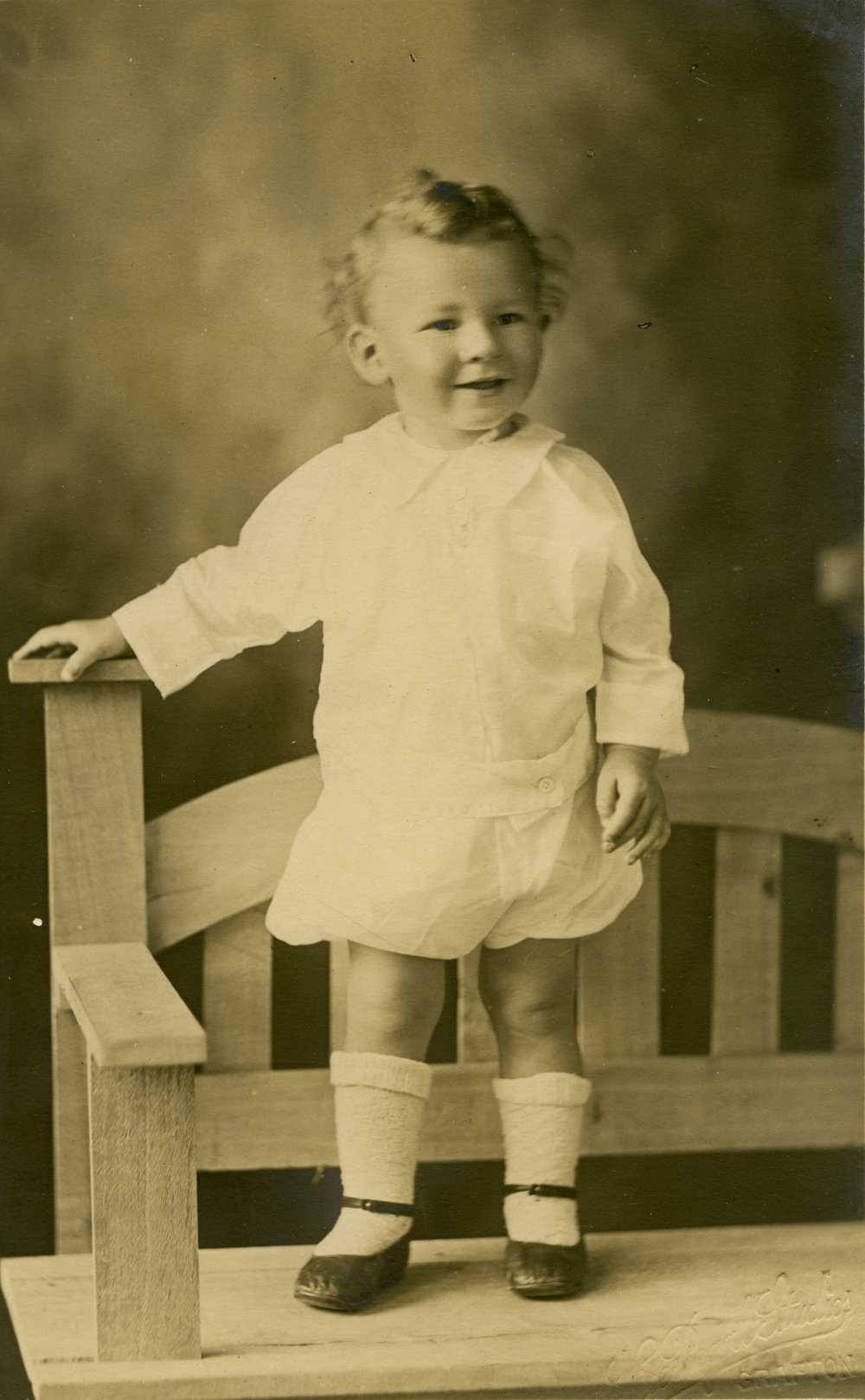 Portrait of wee Jock, 1 December 1919