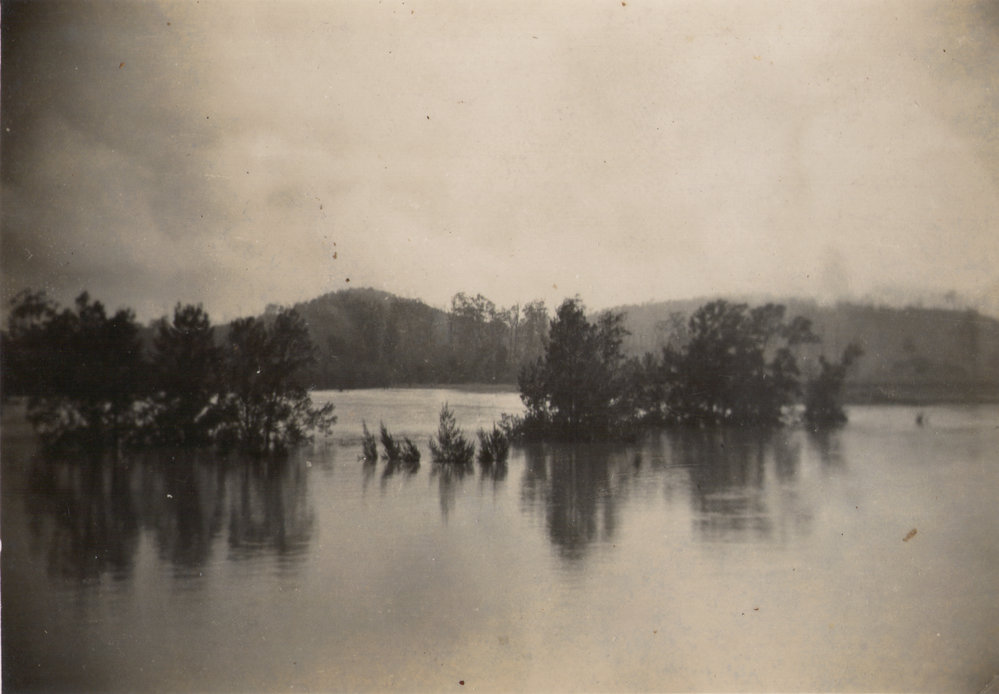 Orara River in flood, February 1937