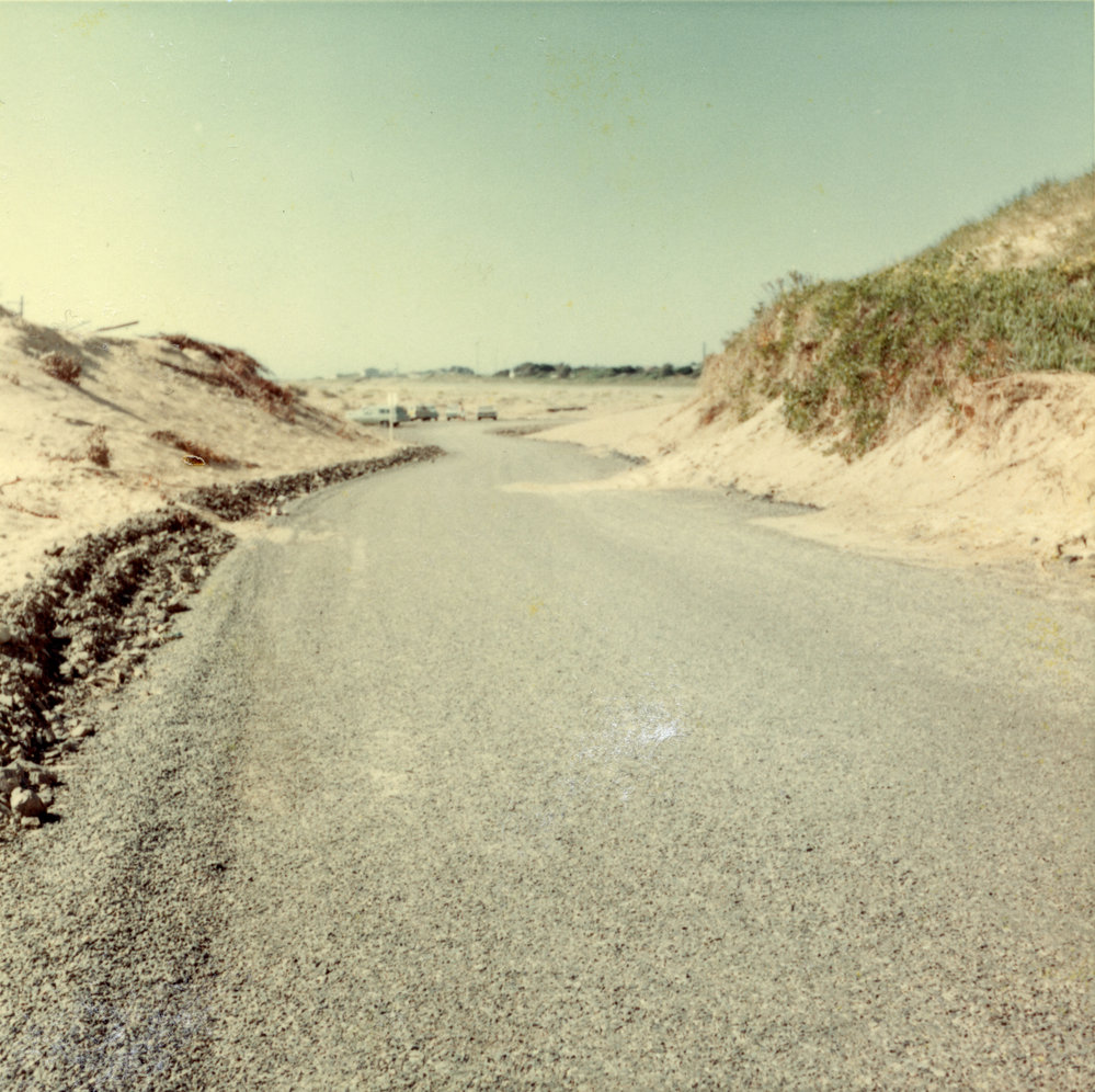 Road works nearly finished at Park Beach, January 1969