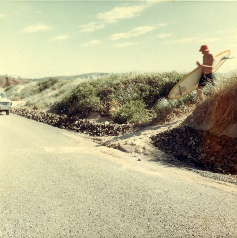 Road works nearly finished at Park Beach, January 1969