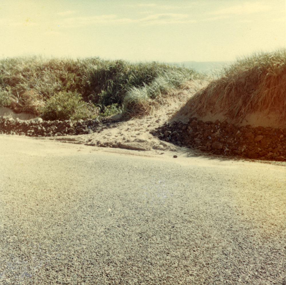 Road works nearly finished at Park Beach, January 1969