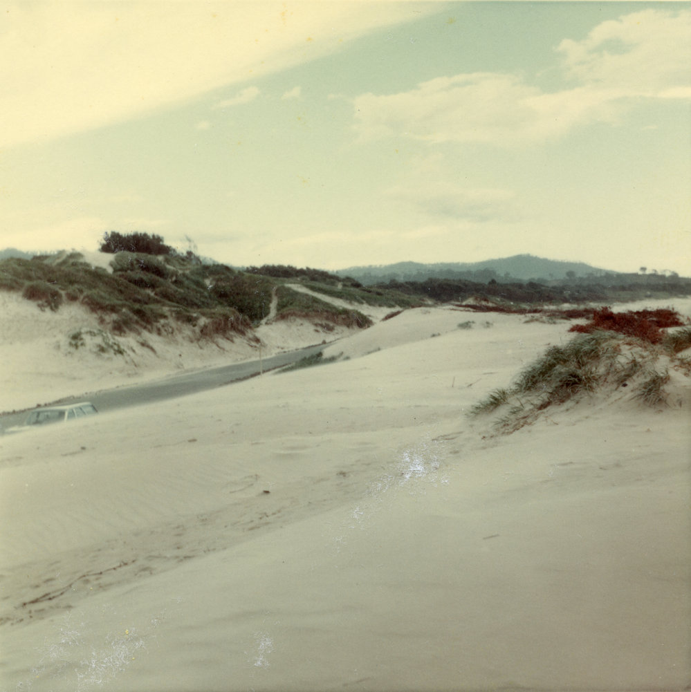 Start of road works at Park Beach, January 1969
