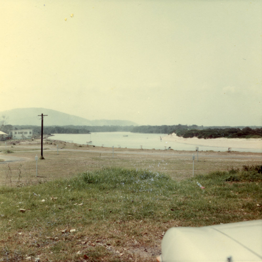 Part of the car park at Park Beach, January 1969