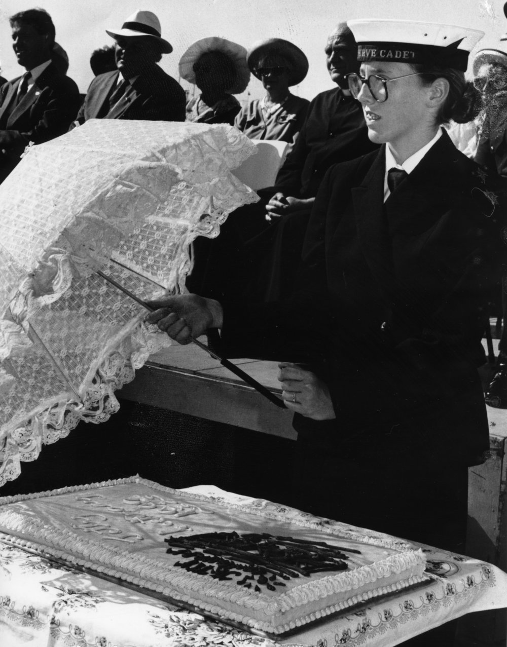 Cake to celebrate the Centenary of the Coffs Harbour Jetty, 2 August 1992  