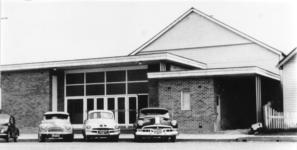 Vernon Street frontage of the School of Arts, c.1953