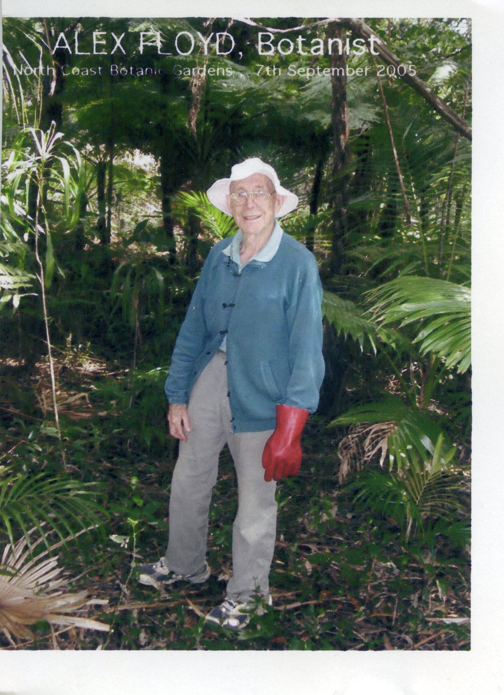 Botanist and Botanic Garden Curator Alex Floyd, 7 September 2005