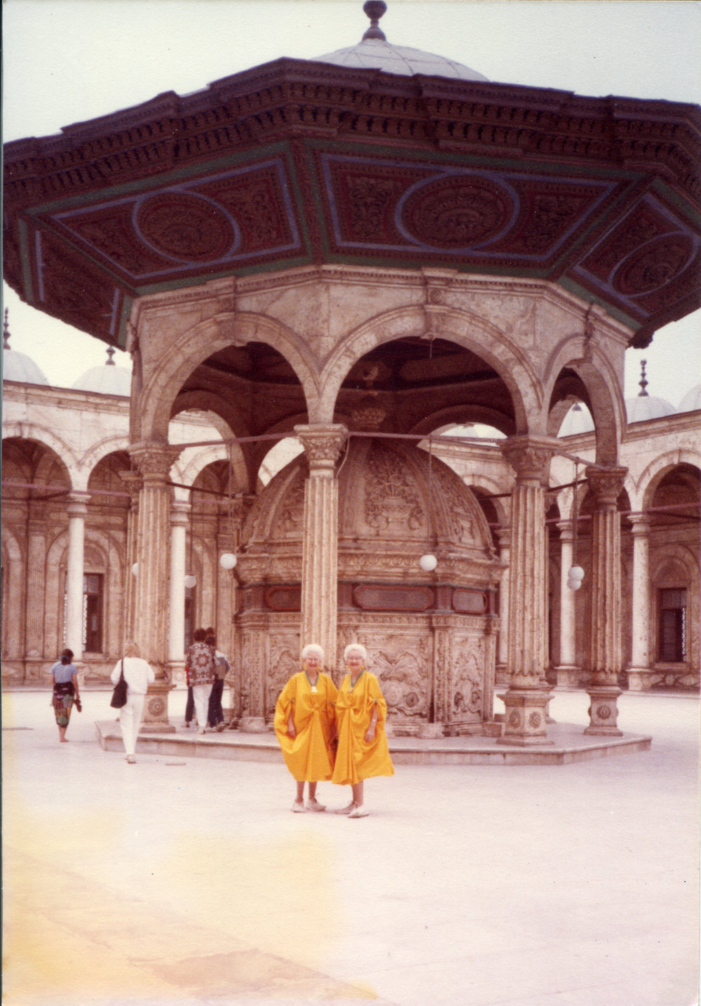 Adelie and Toni at Mohammed Ali Temple