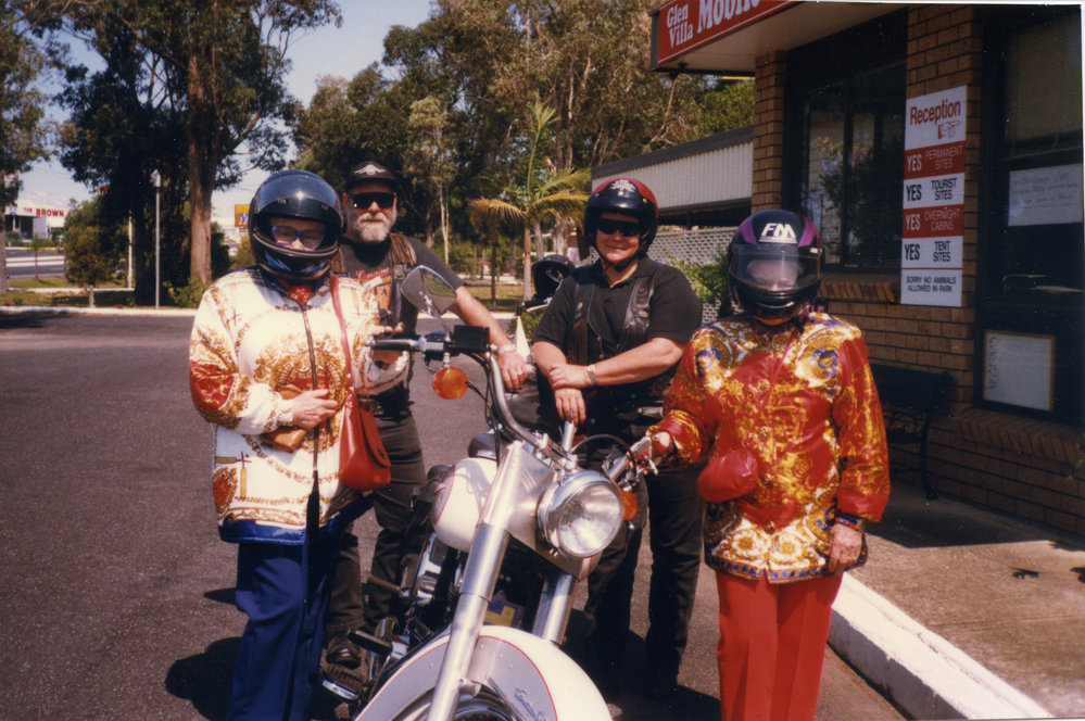 "Teddy Bears Picnic" Judges Adelie and Toni at the Lime Tree Village in Coffs Harbour, October 1996