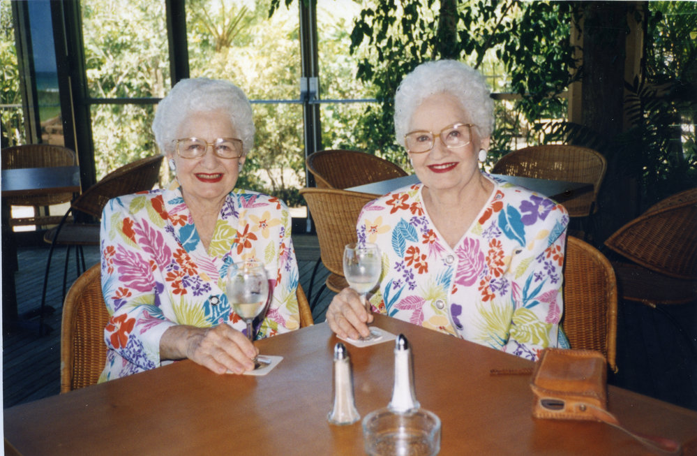 Adelie and Toni at Aanuka Resort, February 1995