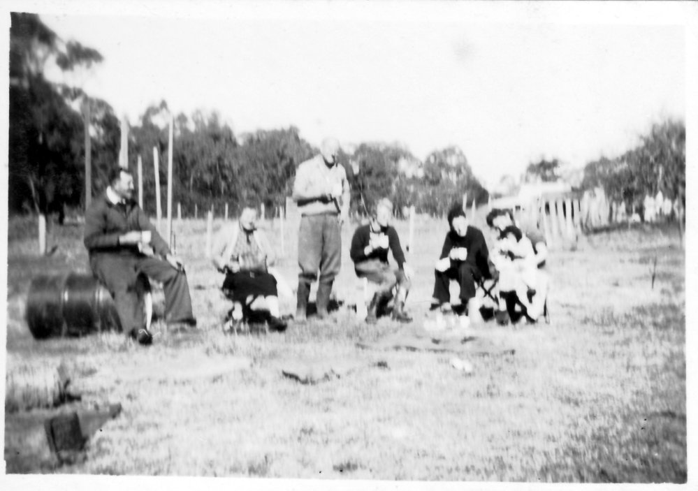 Nicol family and friends, 1950s