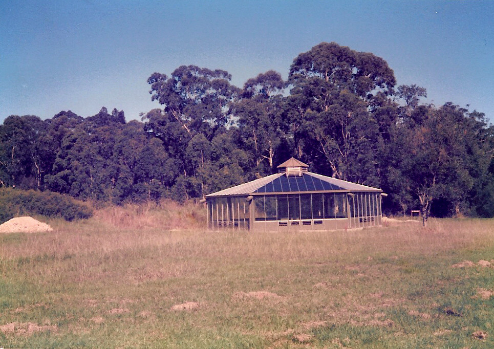 Completed first stages of the glasshouses in the North Coast Regional Botanic Garden