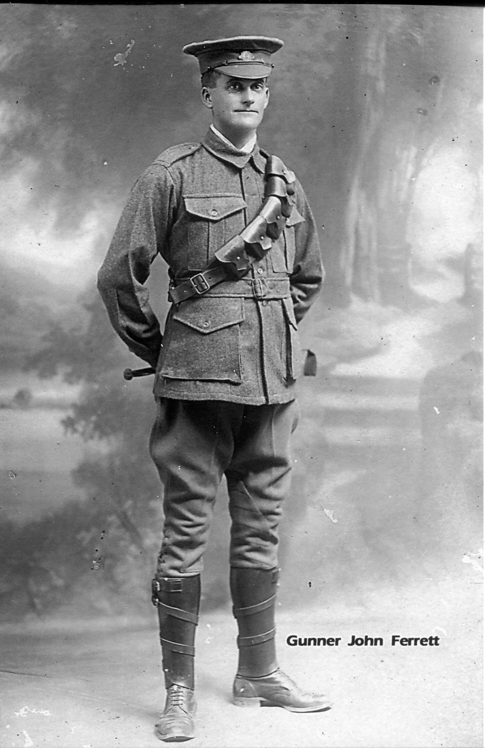 Coffs Harbour local World War I Gunner John Ferrett
