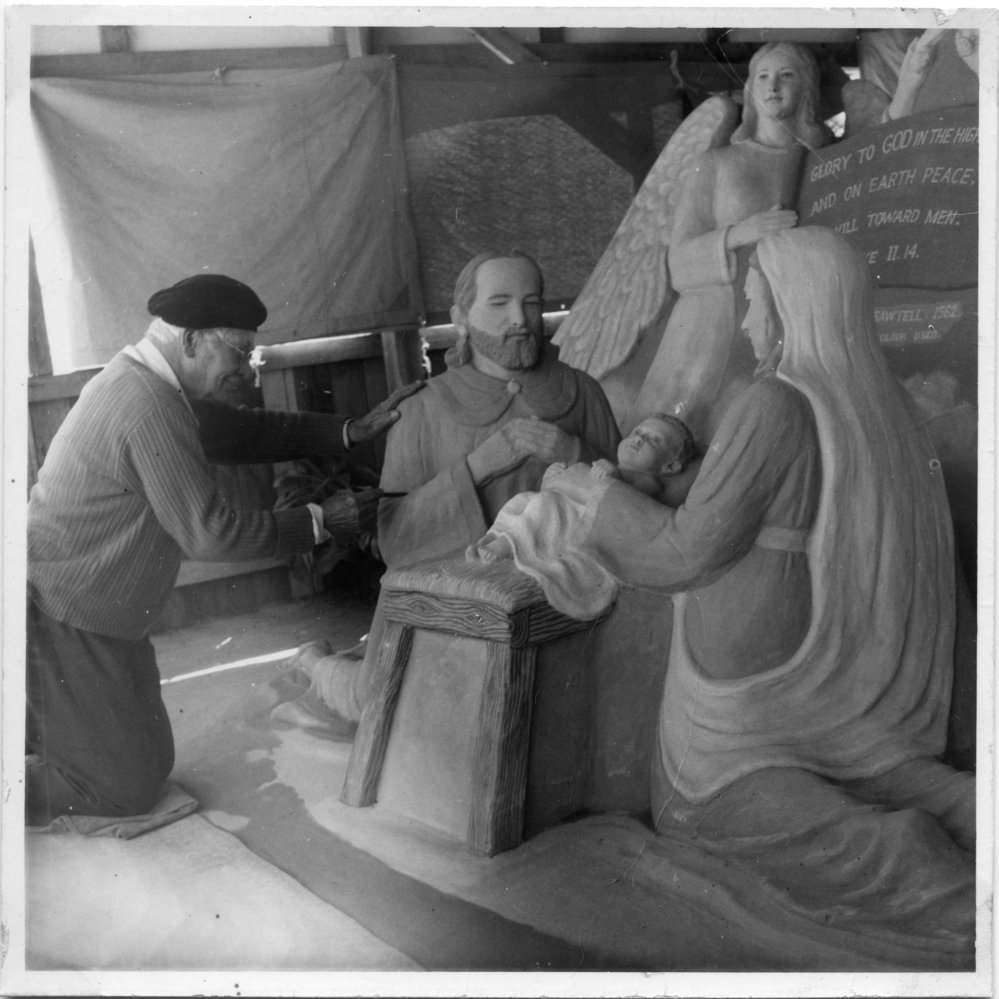 John Suchomlin's sand model at Sawtell Reserve,1962