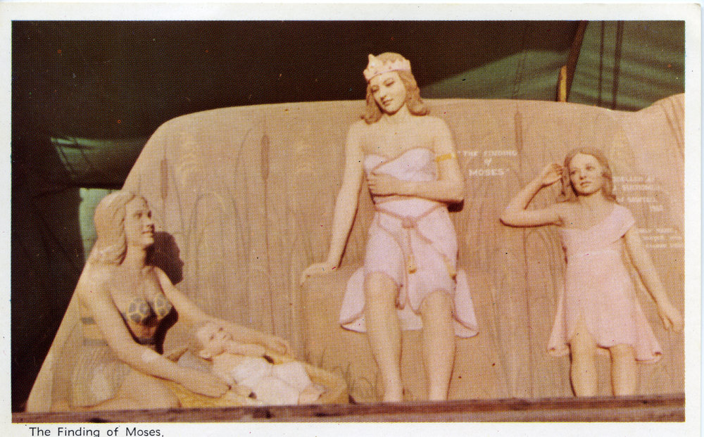 A sand model of the finding of Moses, 1962