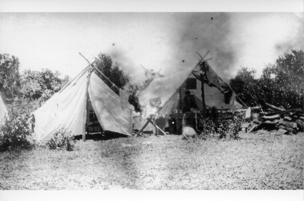 George Blakey's camp at Bonville Reserve, Christmas 1924 | Coffs ...
