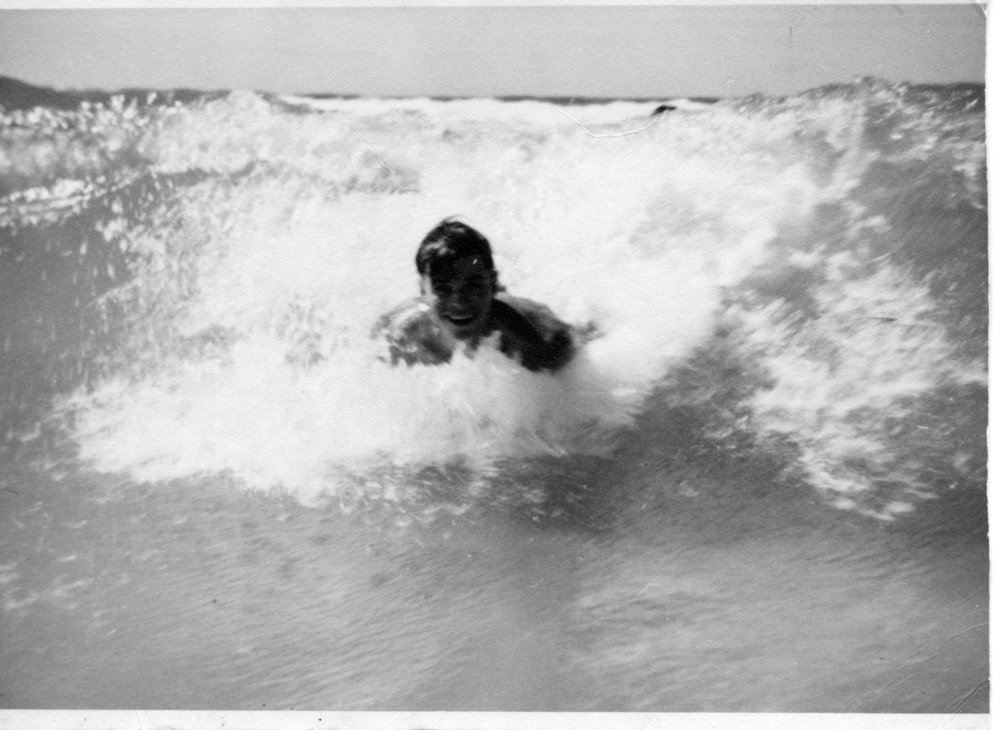 Sawtell Surf Life Saving Club swimmer Bill Singleton, 1952 