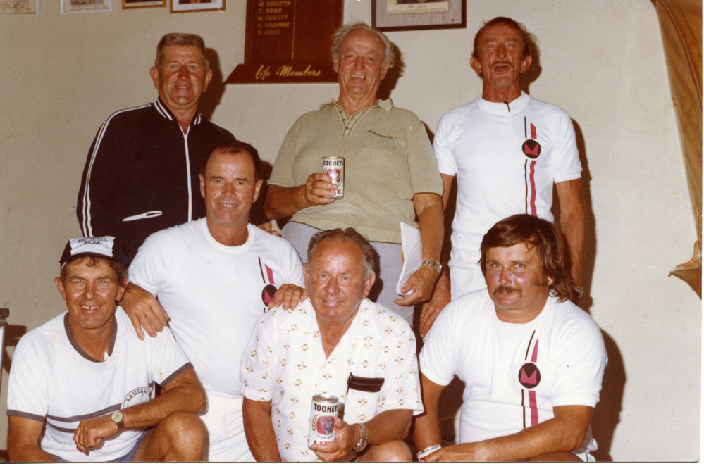 Life members of the Sawtell Surf Life Saving Club, 1980