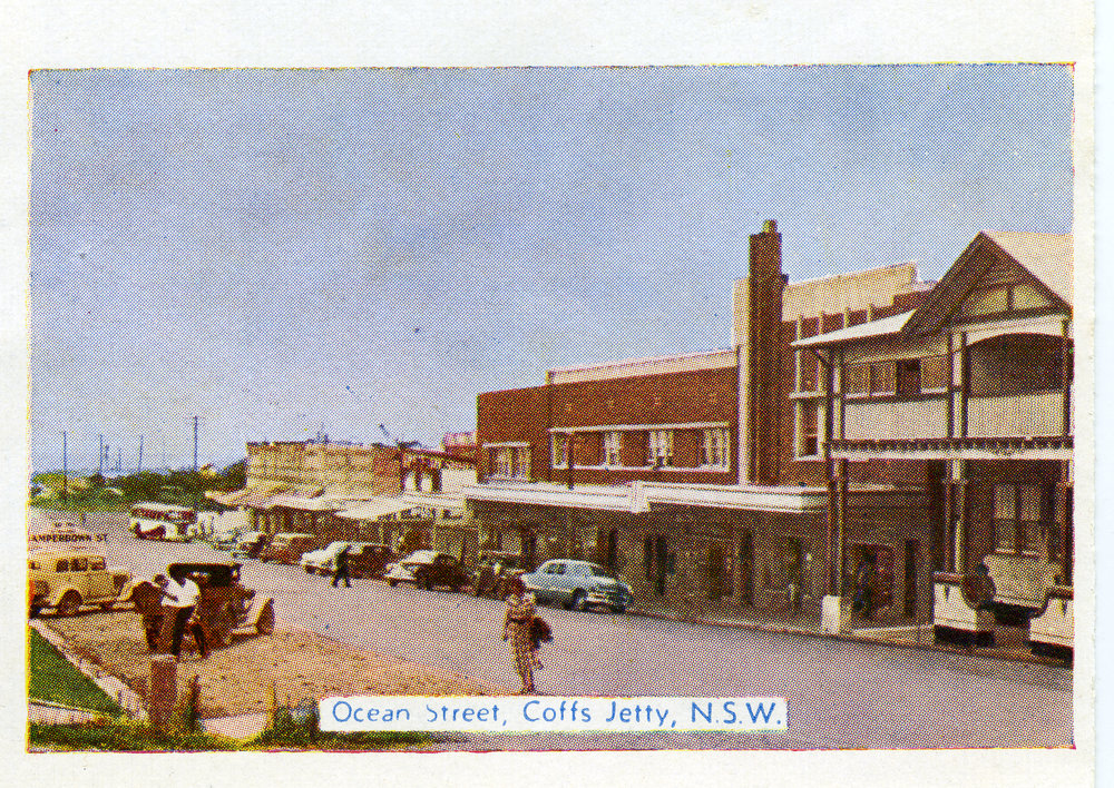 The main street in Jetty town, c.1955