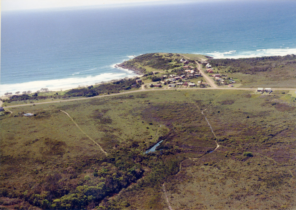 Aerial view of Mullawarra Headland, 1992 - 1994 