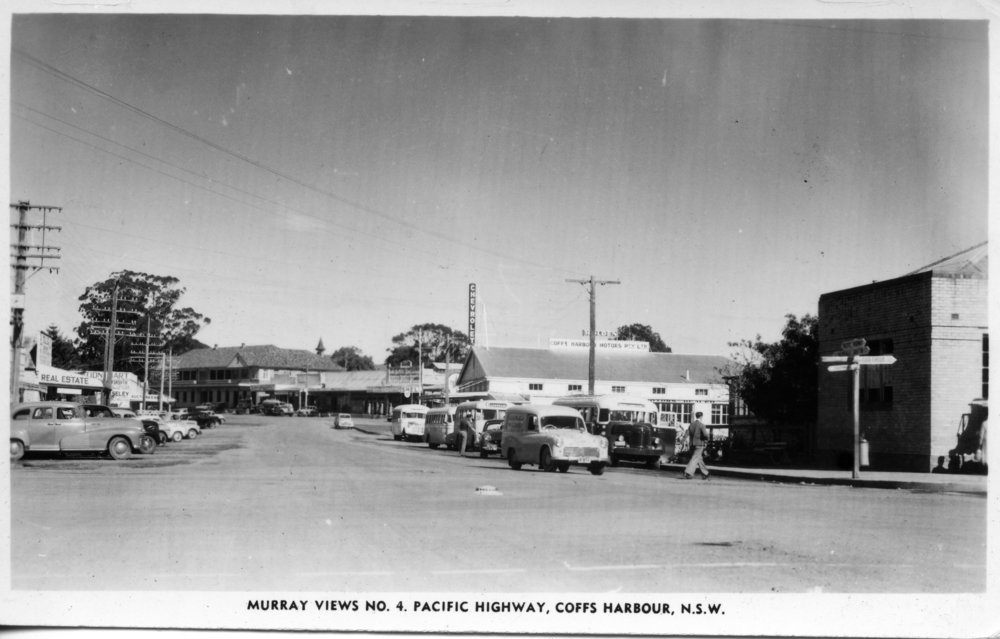 Pacific Highway and High Street intersection, 1940s 