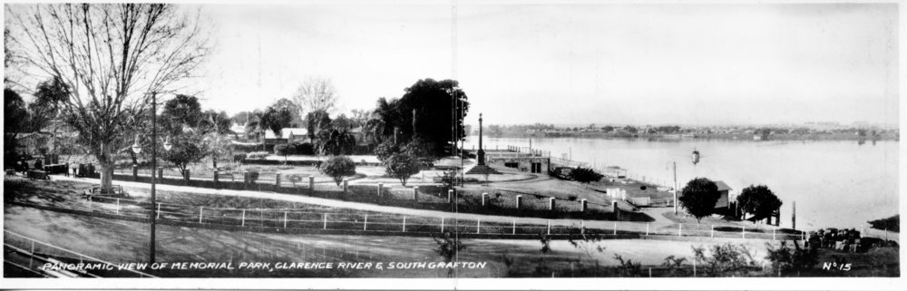 Memorial Park and the Clarence River 