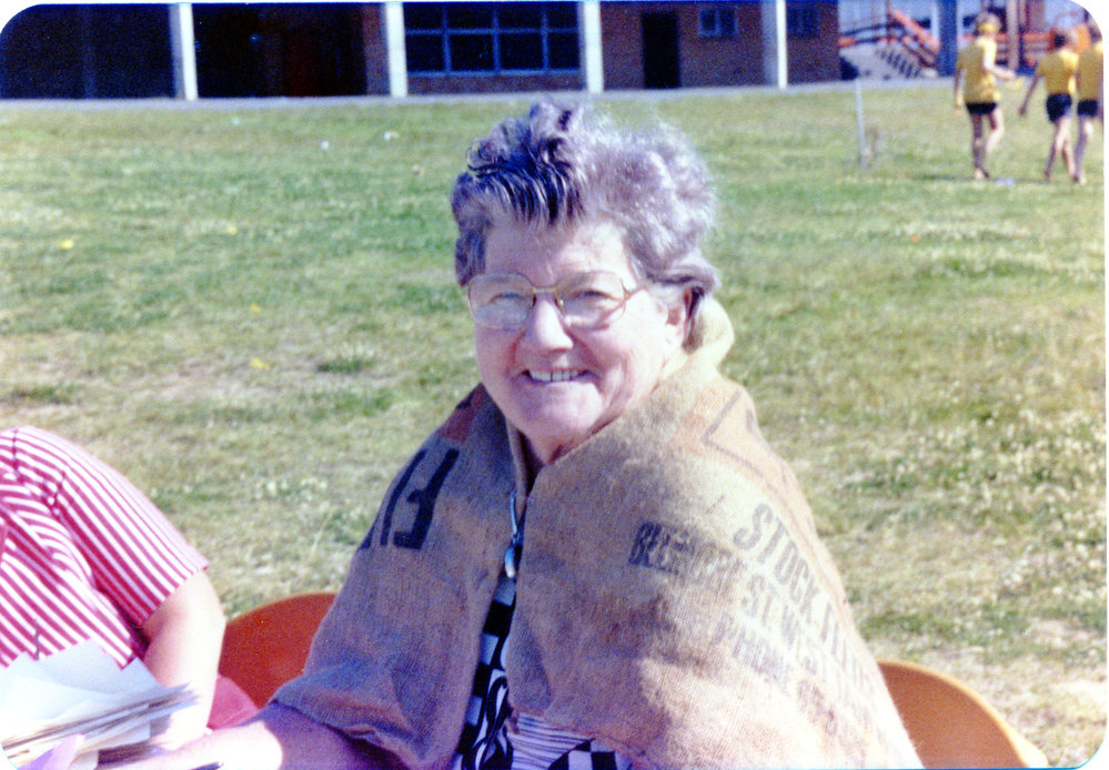 Madge Durrington at St Augustine's Church Sports Carnival, 1981 