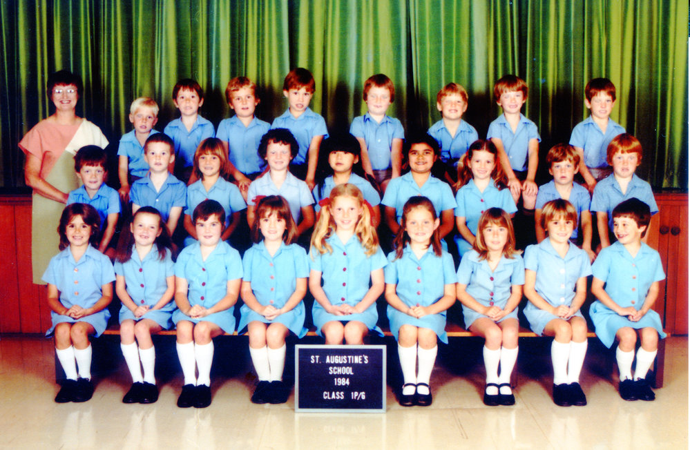 St Augustine's School Class 1P/G, 1984 