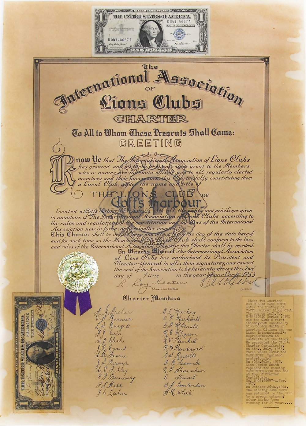 Coffs Harbour Lions Club Charter