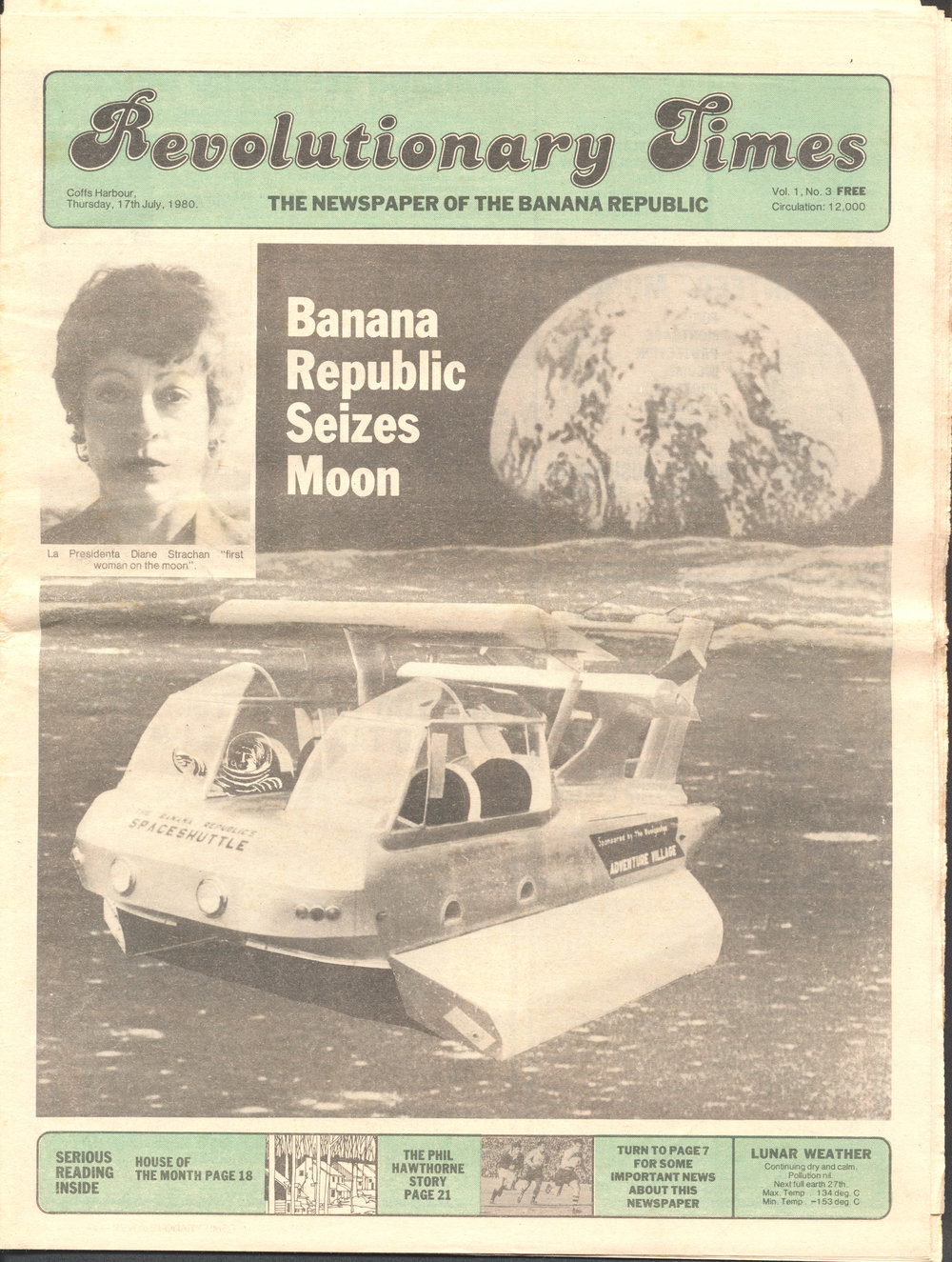 Revolutionary Times, 17 July 1980, Vol. 1 No. 3