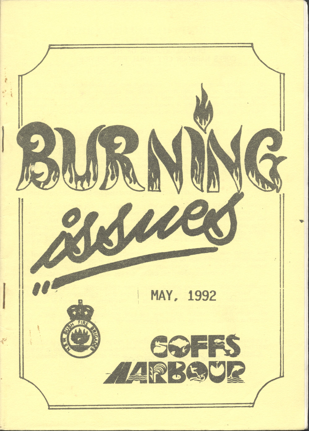 Burning Issues, May 1992