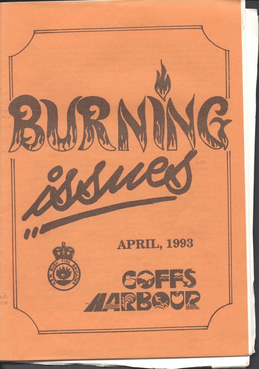 Burning Issues, April 1993